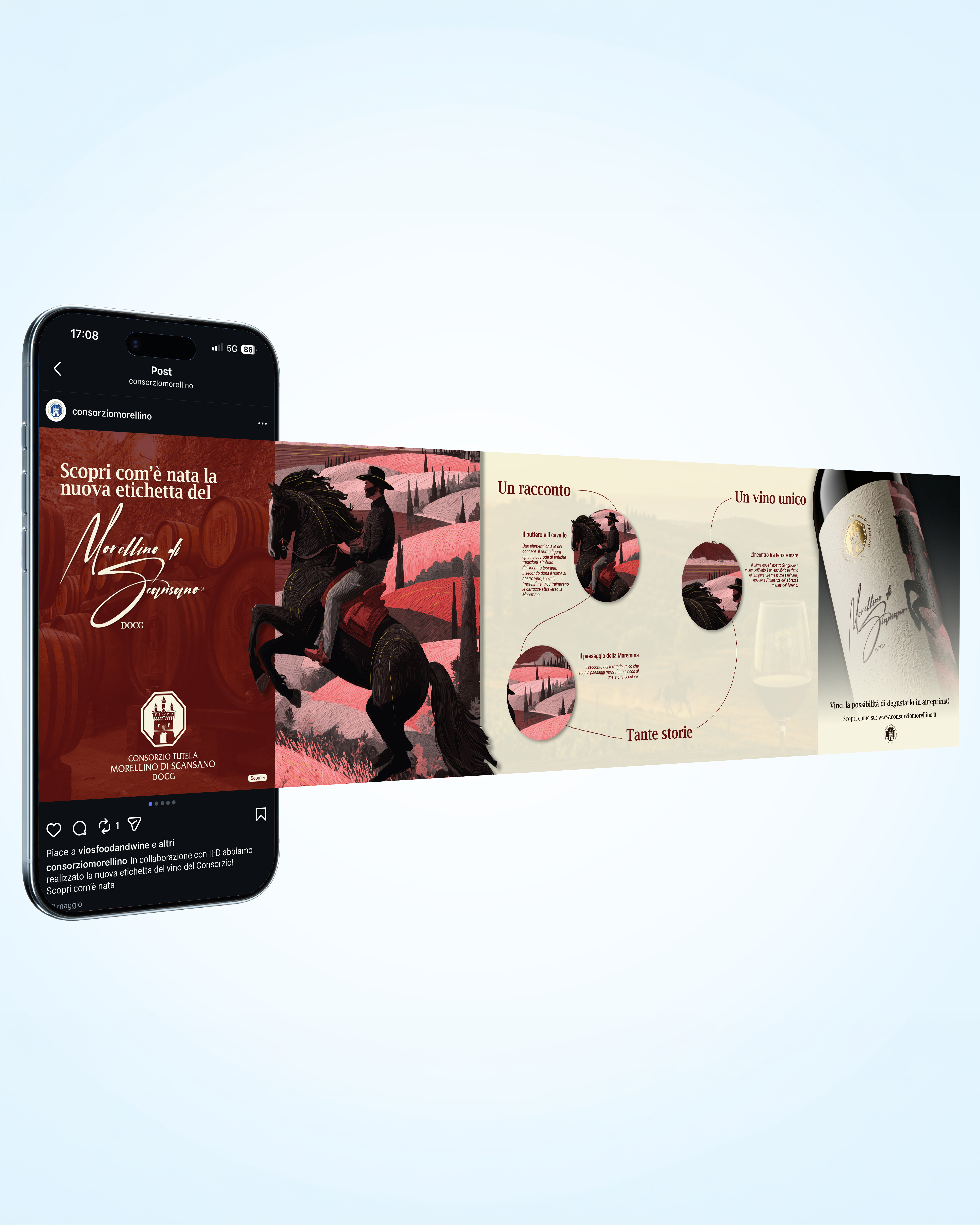 Morellino di Scansano — social mockup