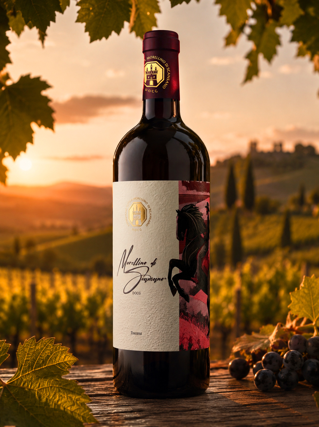 Morellino di Scansano — mockup
