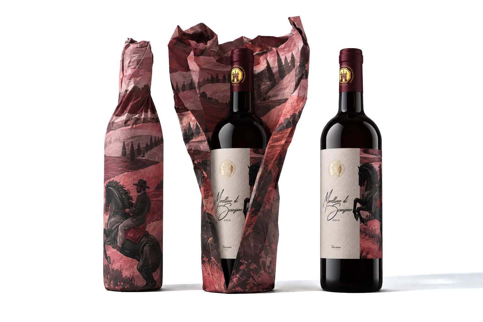 Morellino di Scansano — mockup
