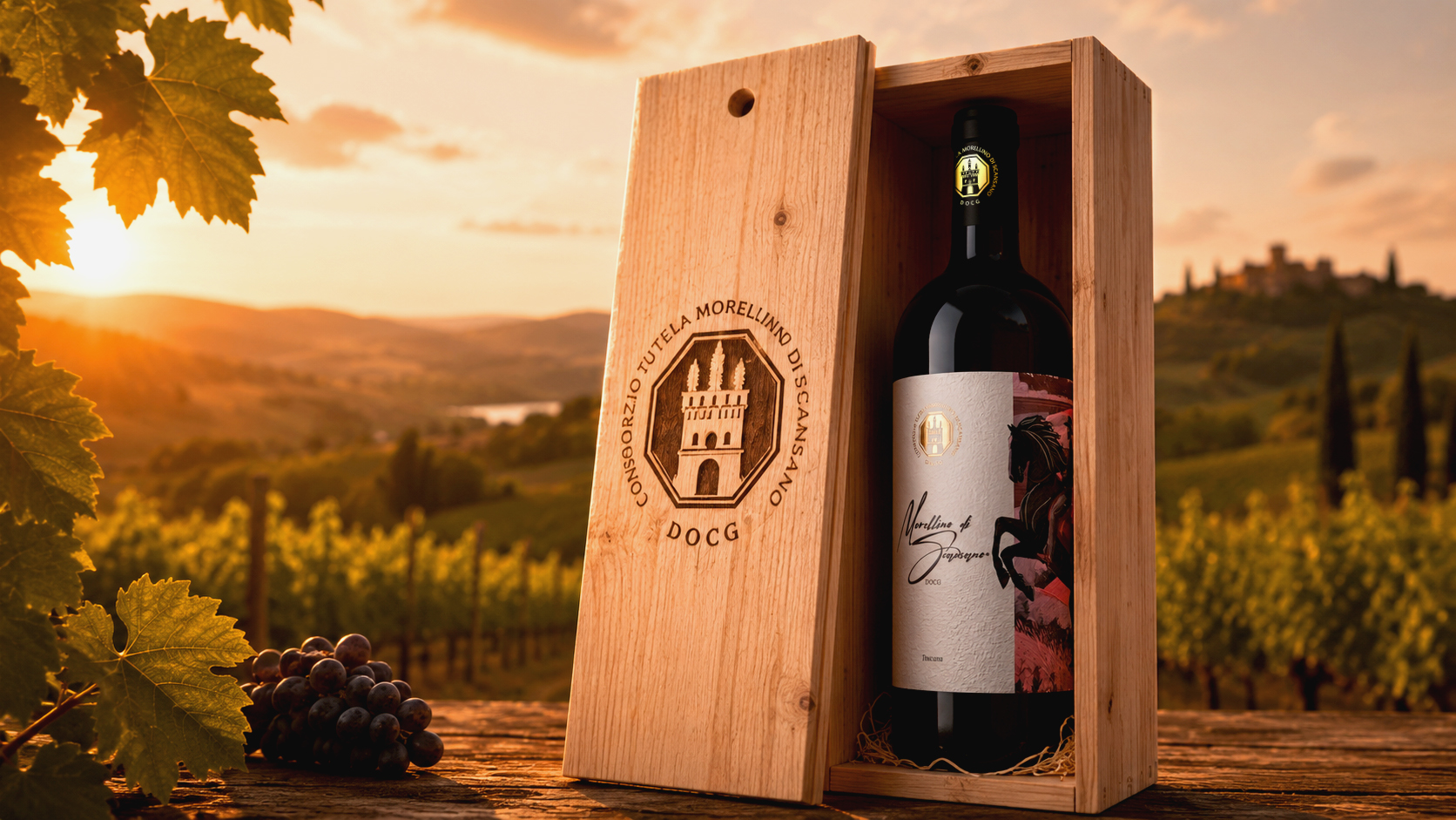 Morellino di Scansano — mockup