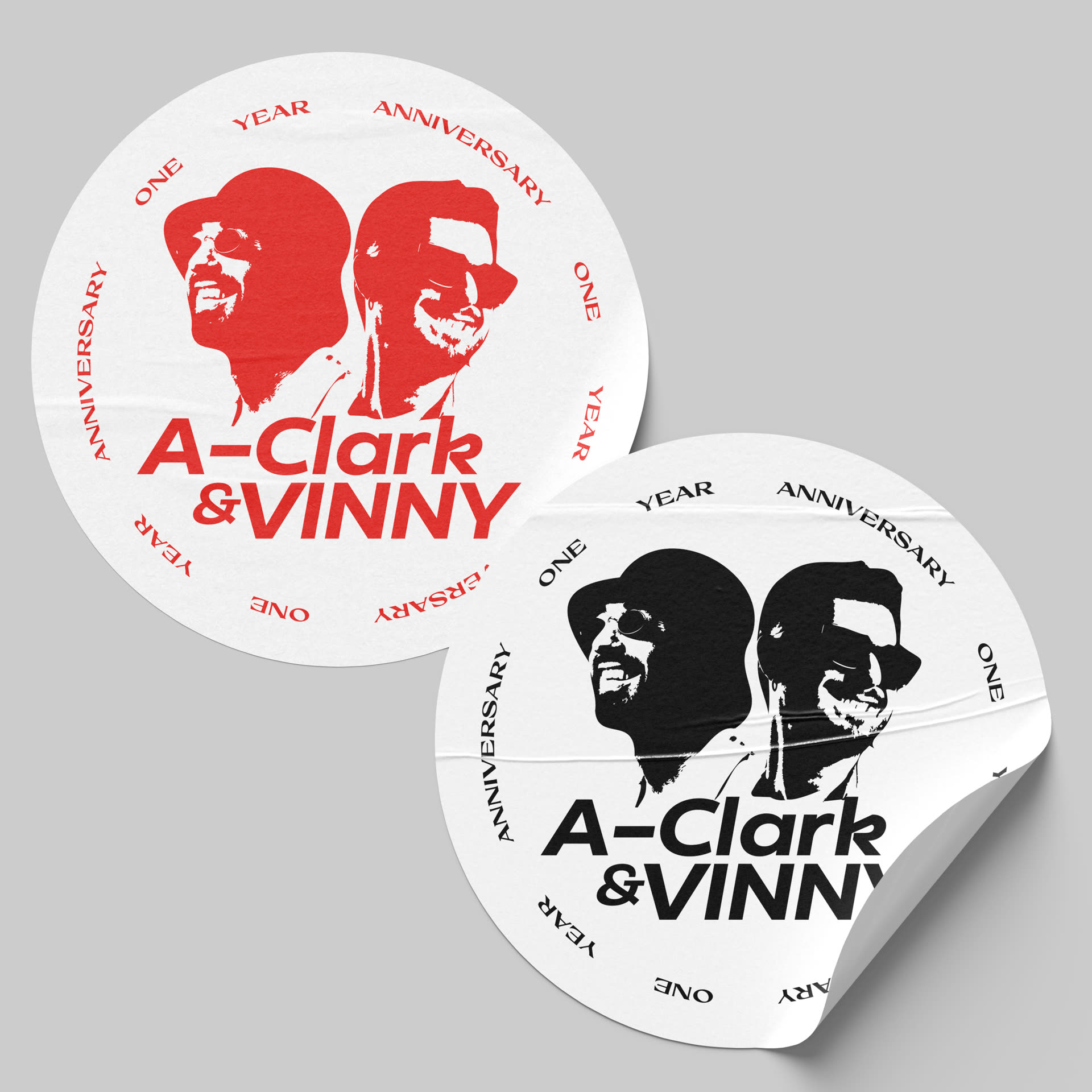 Circle Sticker Mockup