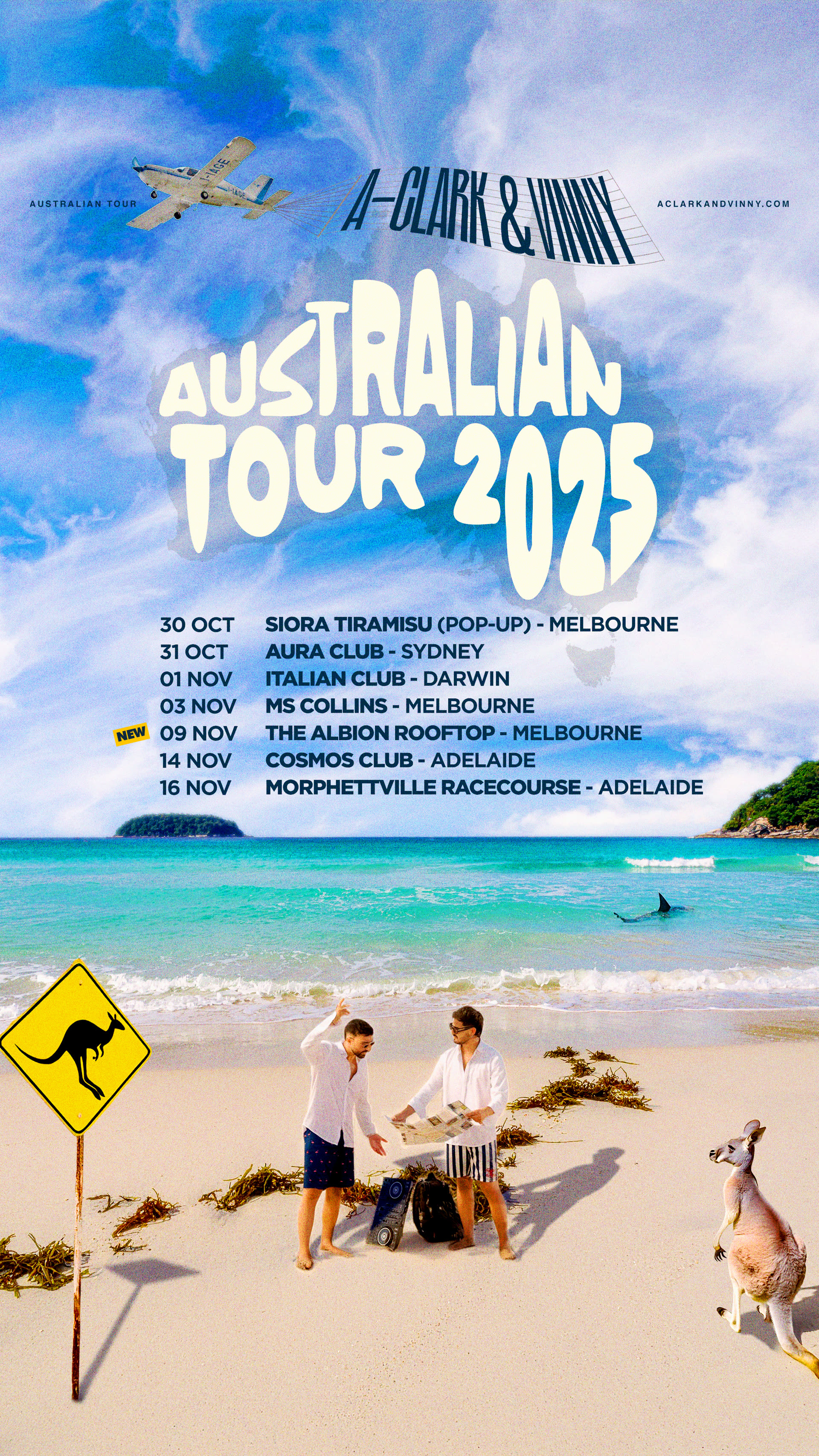 A-Clark & VINNY Australian Tour